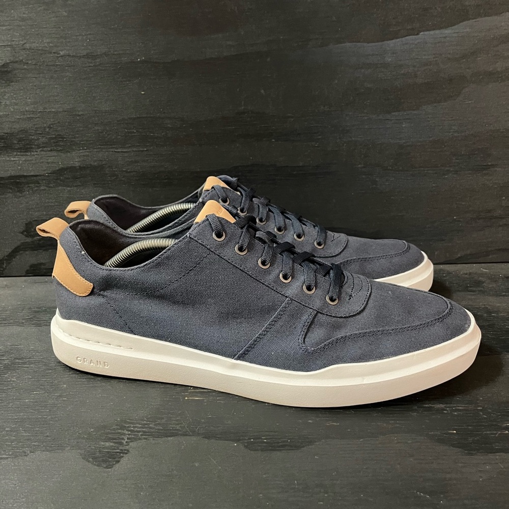 Cole Haan Men's Size 13 GrandPrø Blue Rally Canvas Court Sneaker C34716